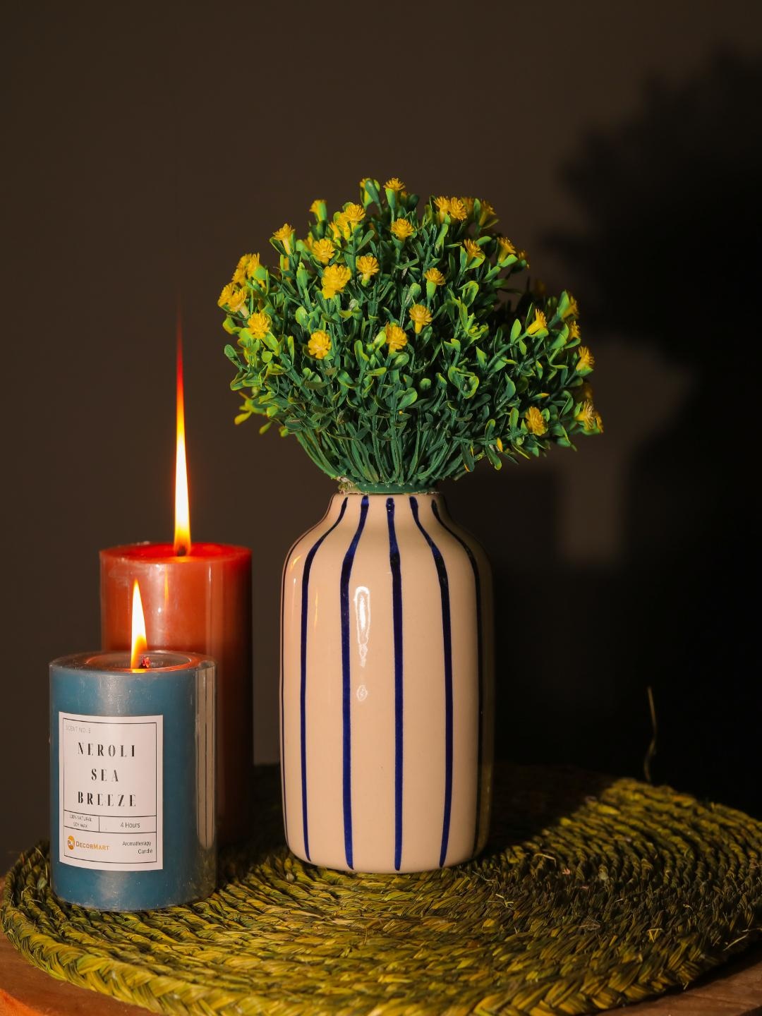 

The Decor Mart White Ceramic Vases