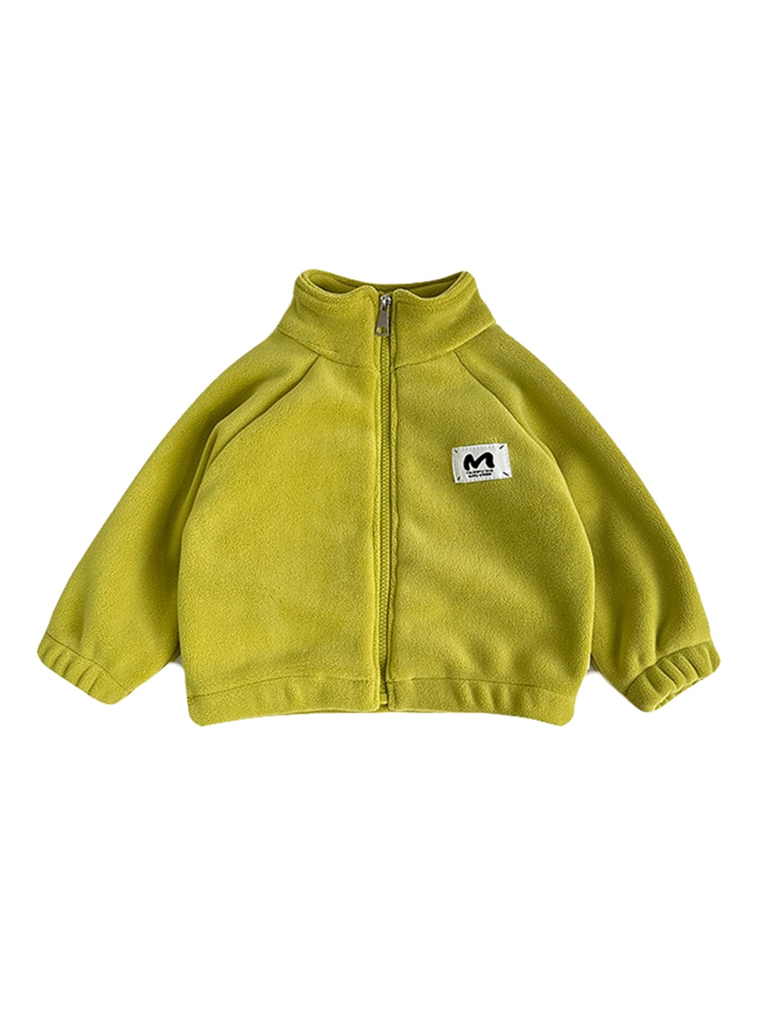 StyleCast Kids Green Mock Collar Open Front Jacket