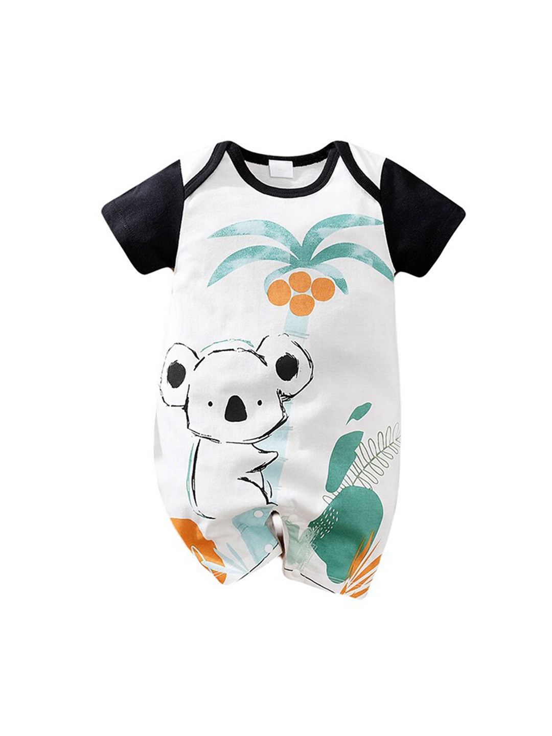 

StyleCast Kids Graphic Printed Pure Cotton Rompers, White