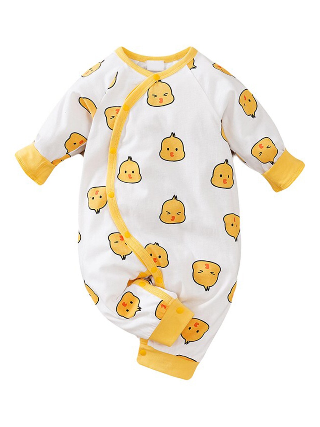 

StyleCast Infants White Graphic Printed Pure Cotton Rompers