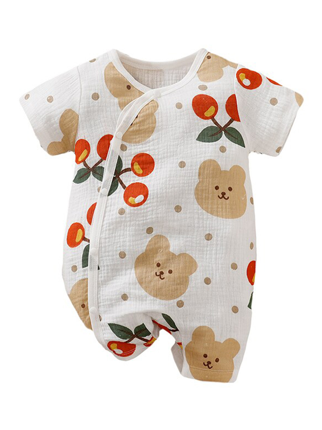 

StyleCast Girls Conversational Printed Pure Cotton Rompers, White