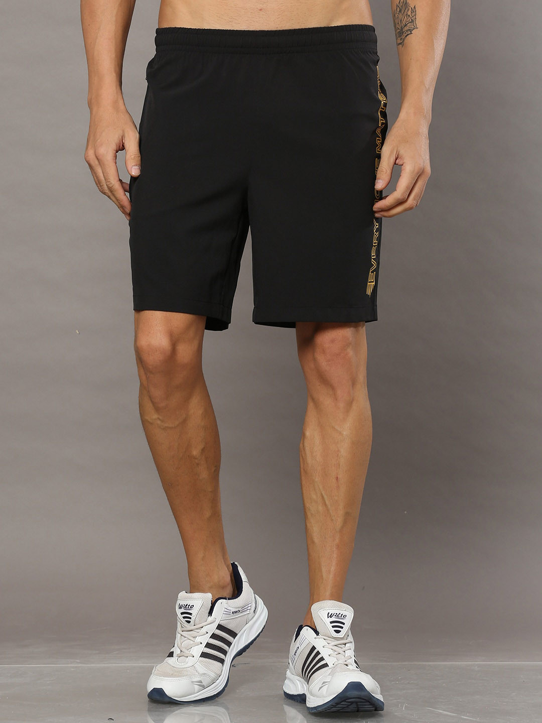 

Jolger Men's Quick-dry Light weight Running Shorts, Black
