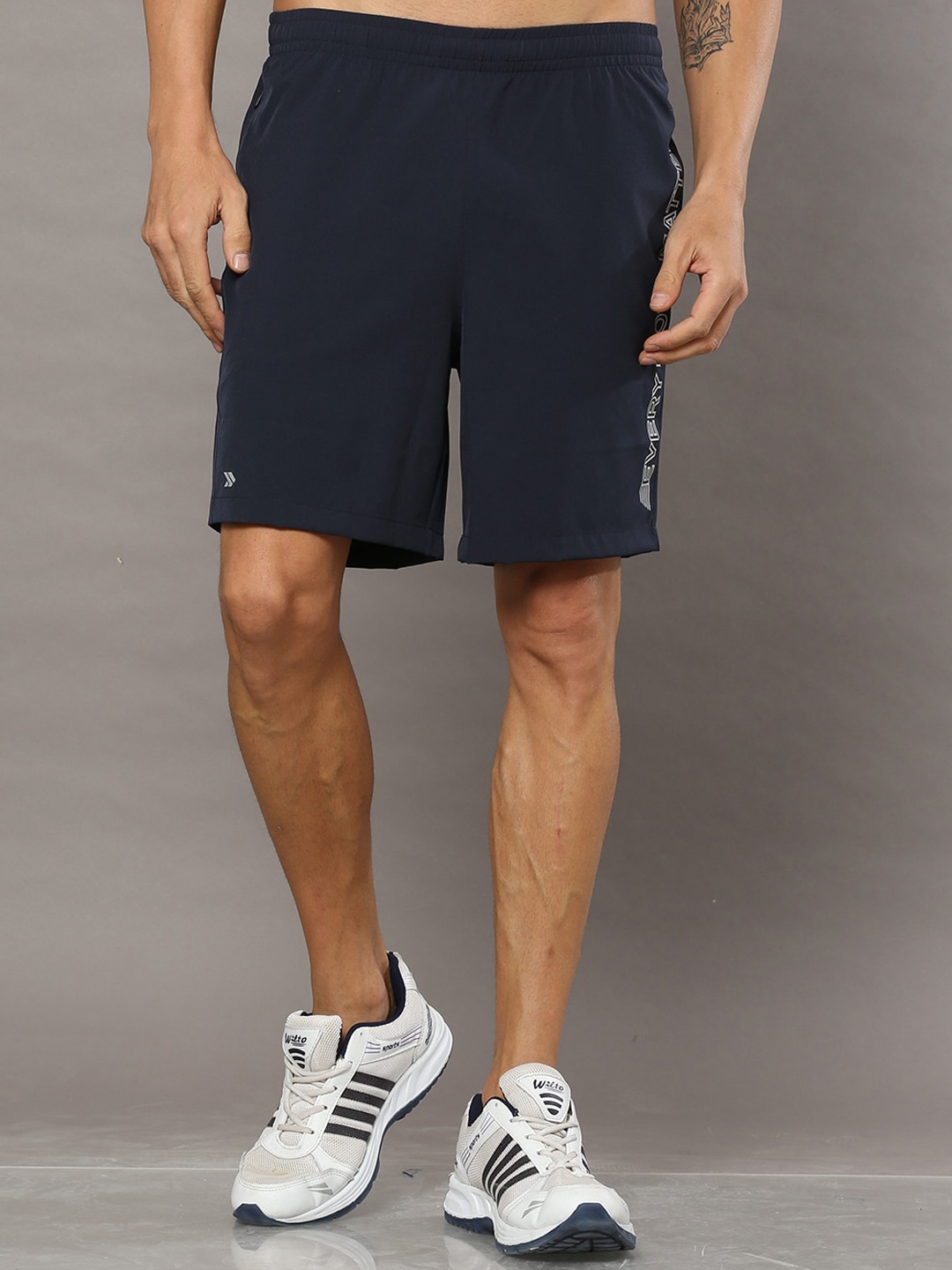 

Jolger Men's Quick-dry Light weight Running Shorts, Navy blue