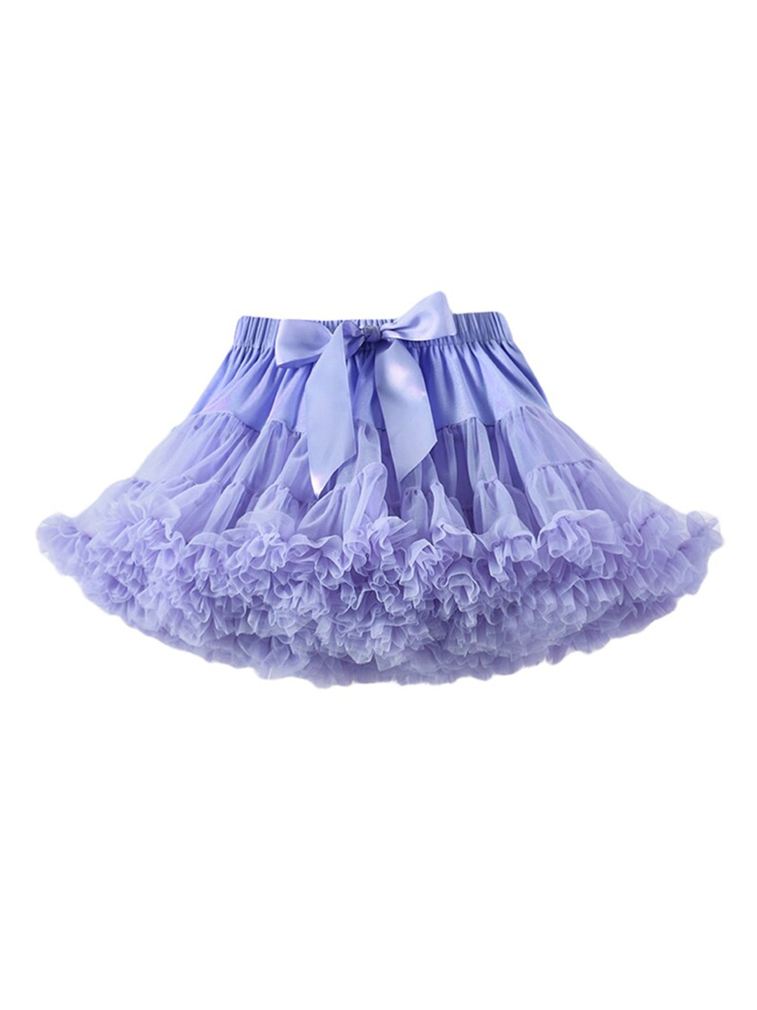 

StyleCast Girls Purple Gathered Detailed Mini Tiered Skirt