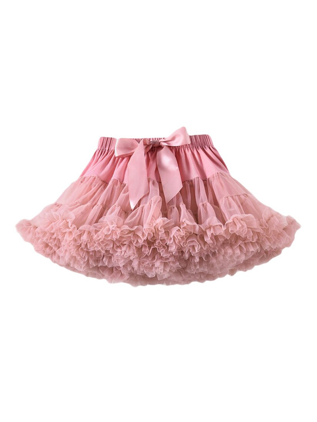 

StyleCast Coral Girls Mid-Rise Layered Mini Flared Skirt
