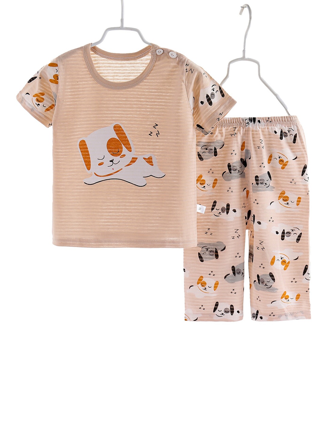 

StyleCast Boys Orange Graphic Printed Night Suit