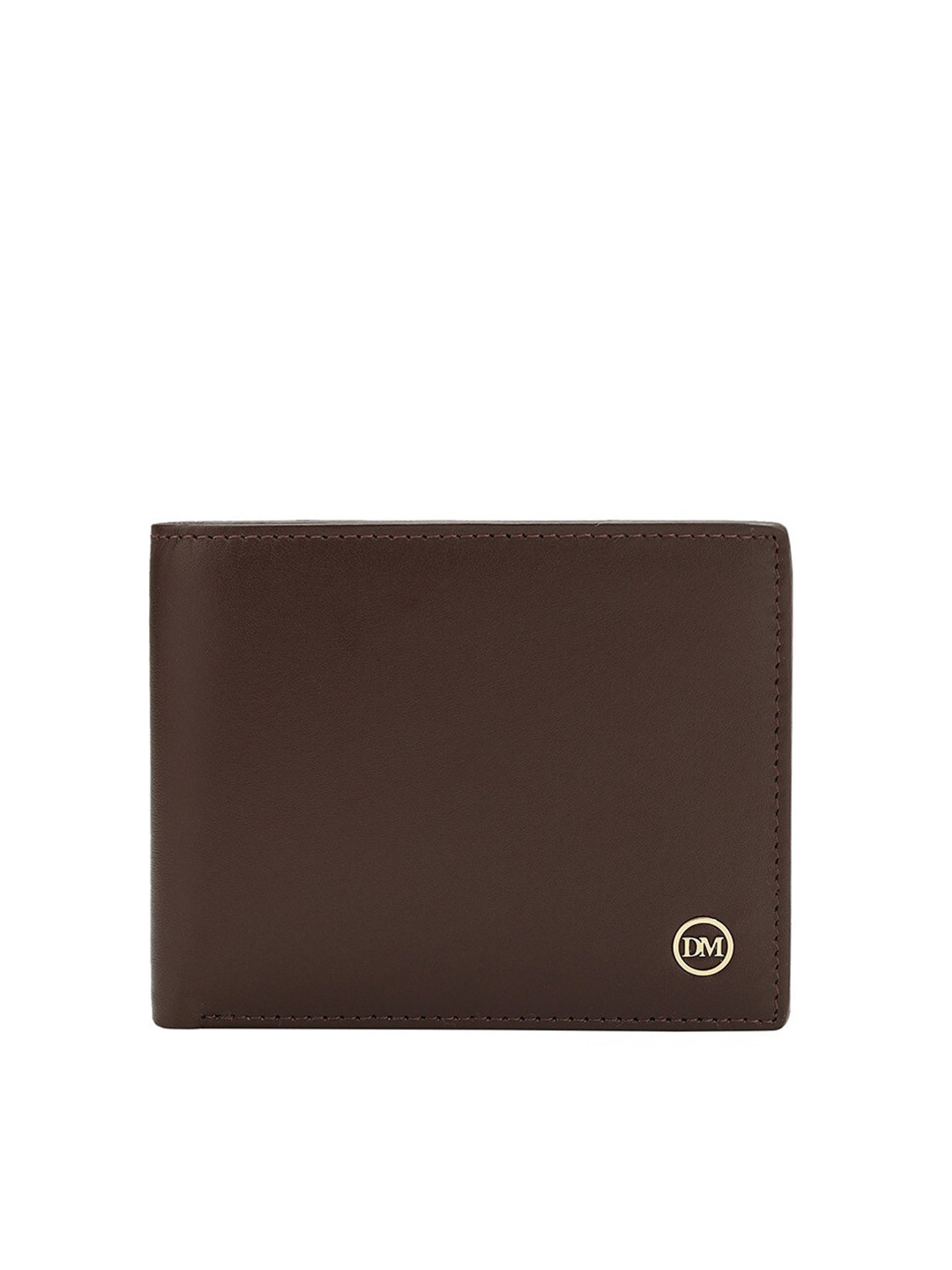 

Da Milano Women Leather Two Fold Wallet, Brown
