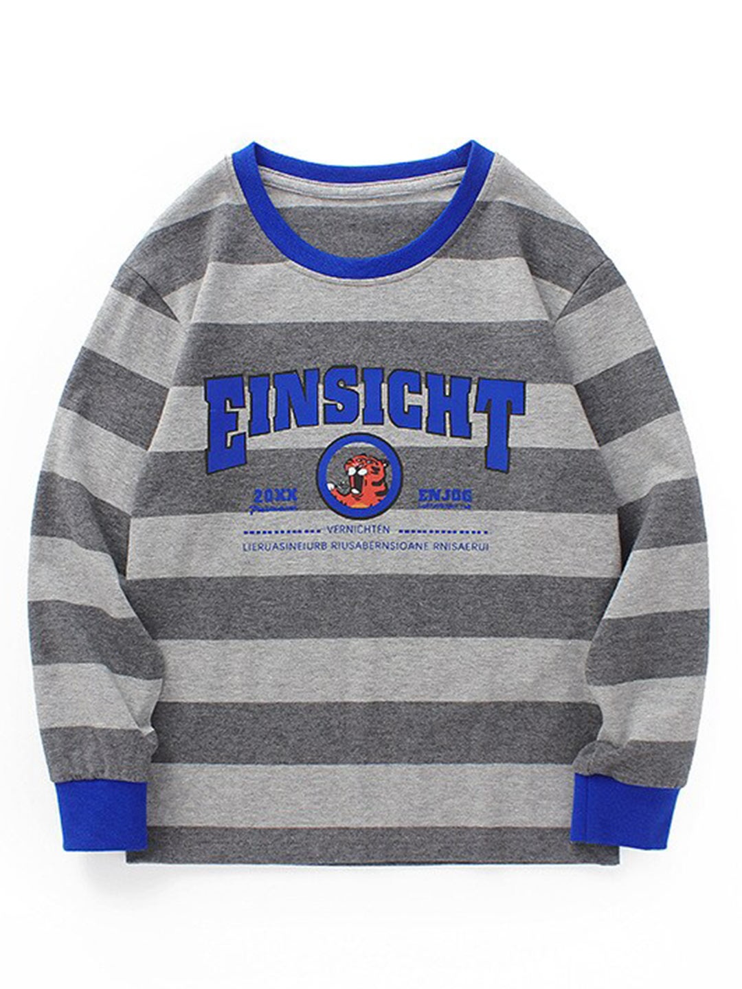 

StyleCast Boys Grey Striped Cotton Sweatshirt