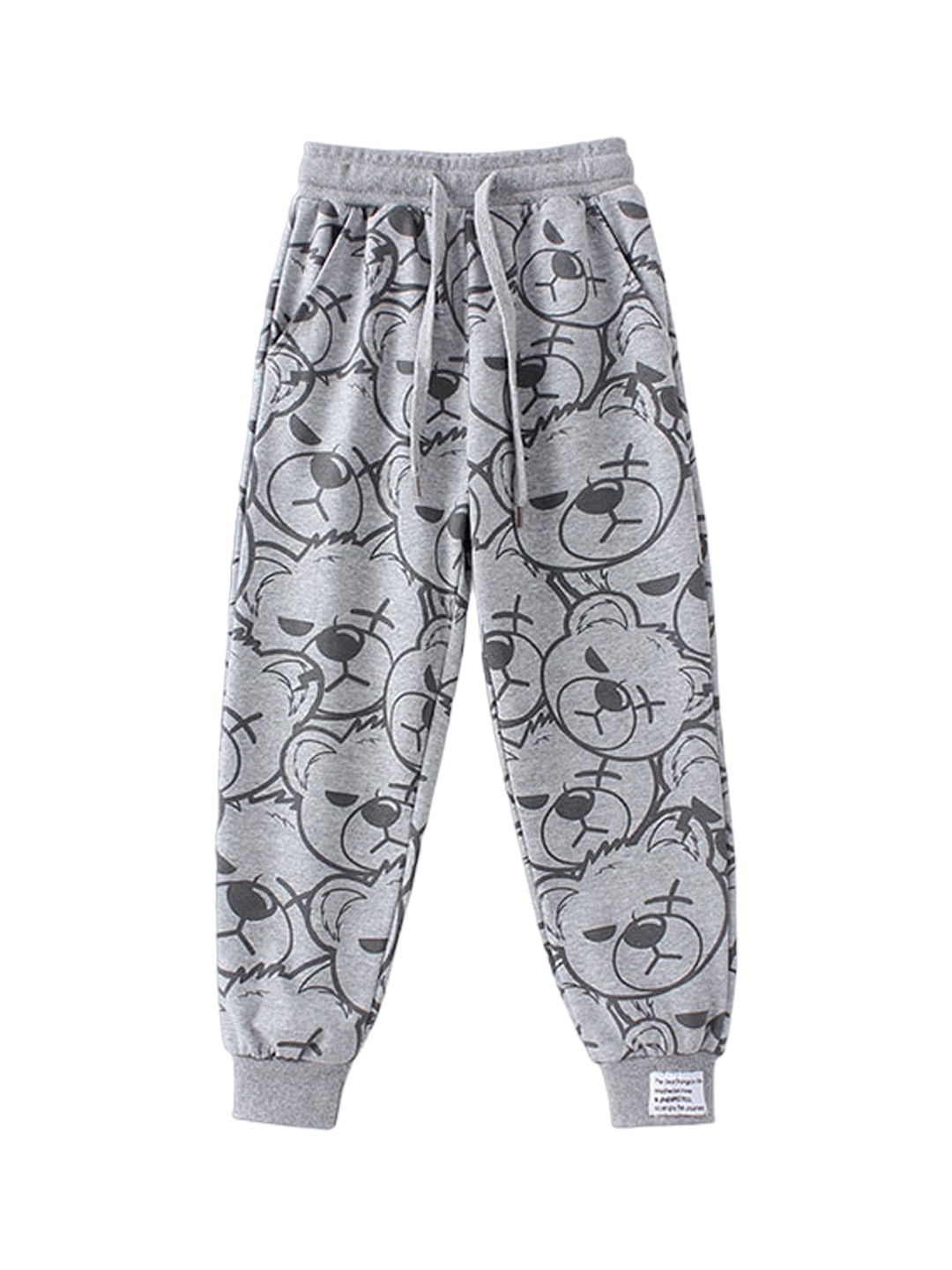 

StyleCast Boys Grey Graphic Printed Cotton Joggers