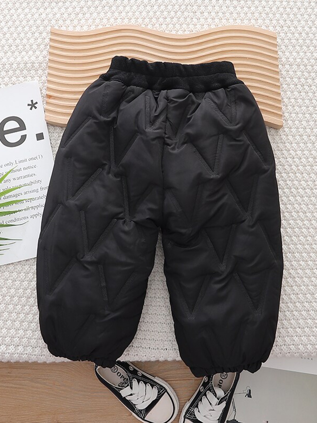 StyleCast Kids Black Mid-Rise Joggers