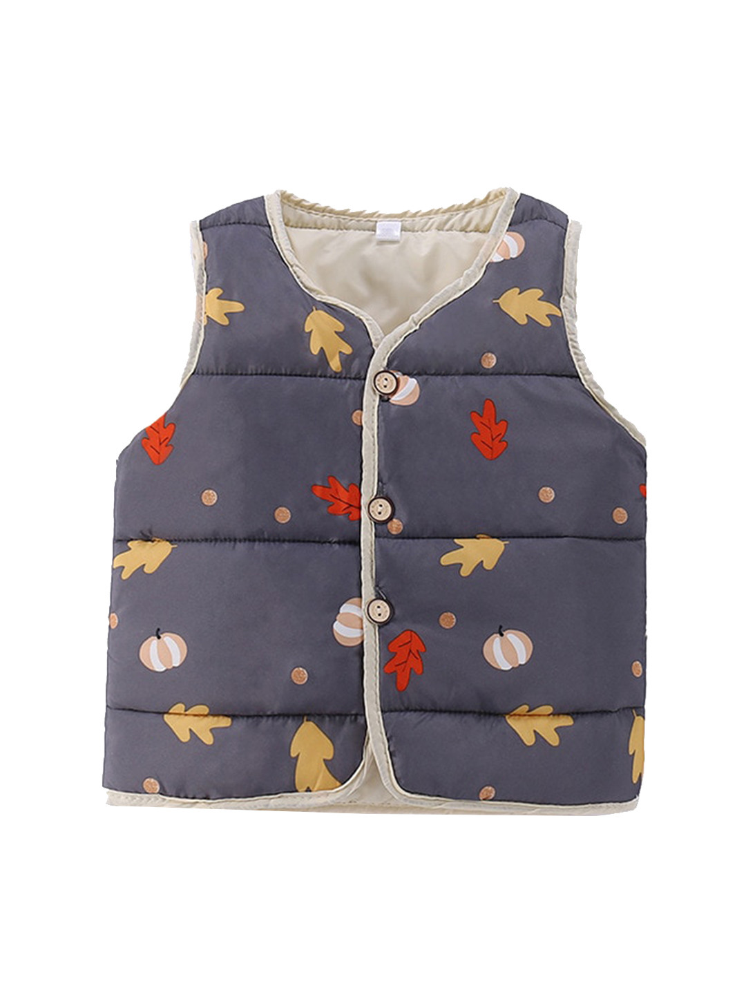 

StyleCast Infant Boys Grey Printed V-Neck Waistcoat