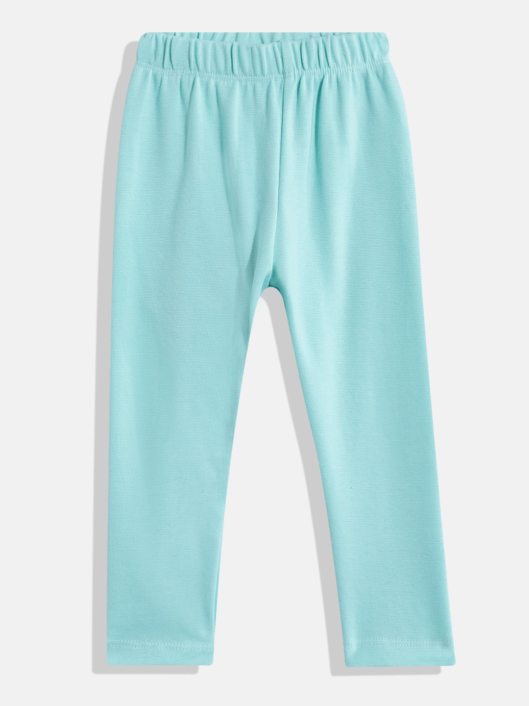 

Eteenz Infant Girls Premium Cotton Mid-Rise Leggings, Turquoise blue