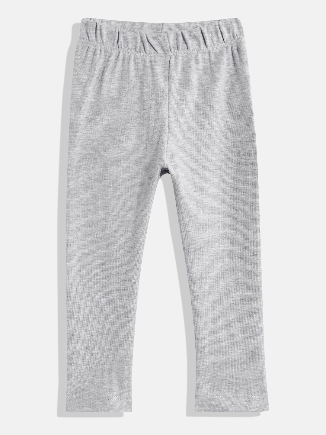 

Eteenz Infant Girls Premium Cotton Mid-Rise Leggings, Grey