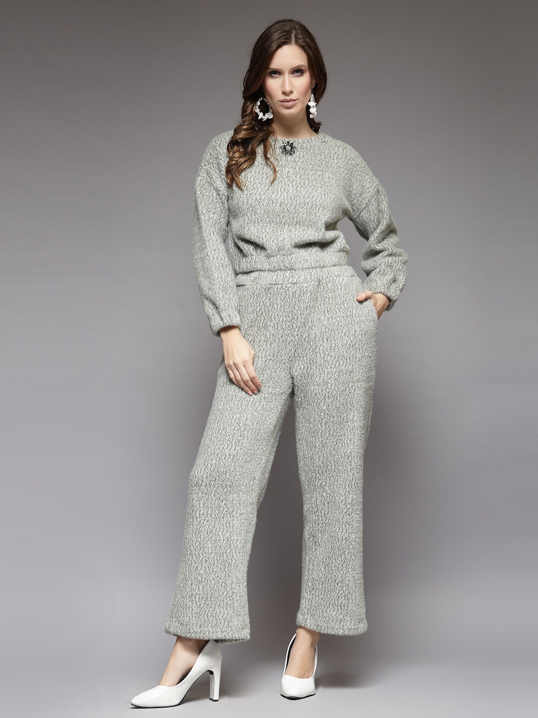

Juelle Sweatshirt With Trousers Co-ord Set, Green