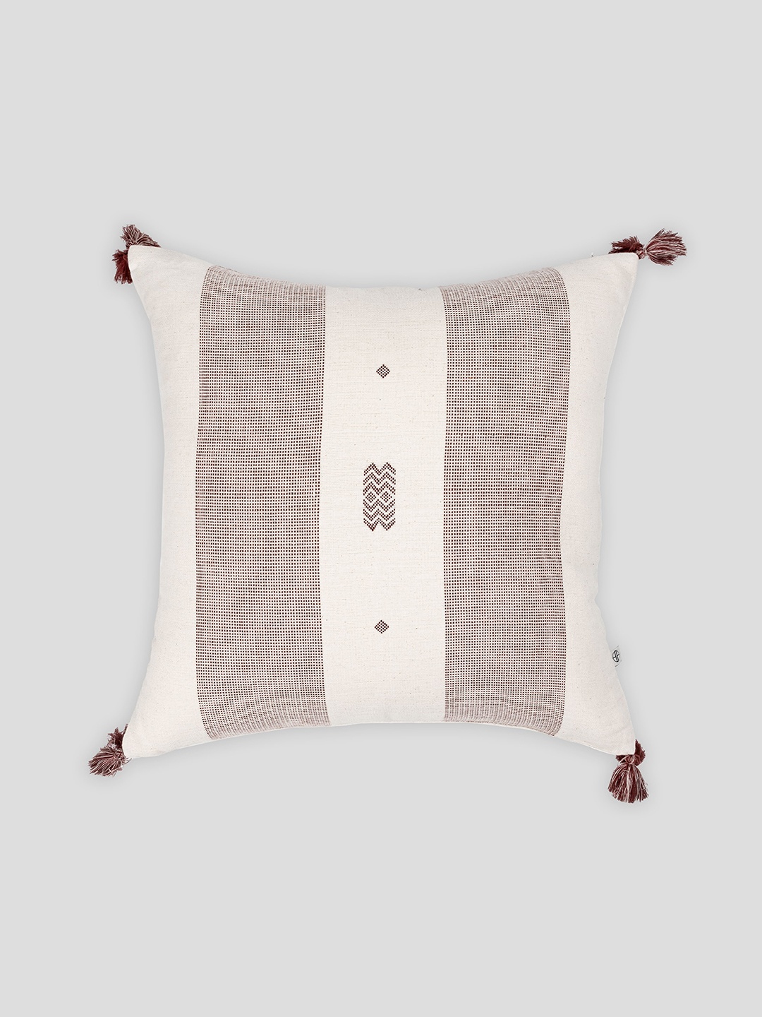 

HOUMN White Striped Square Cushion Covers