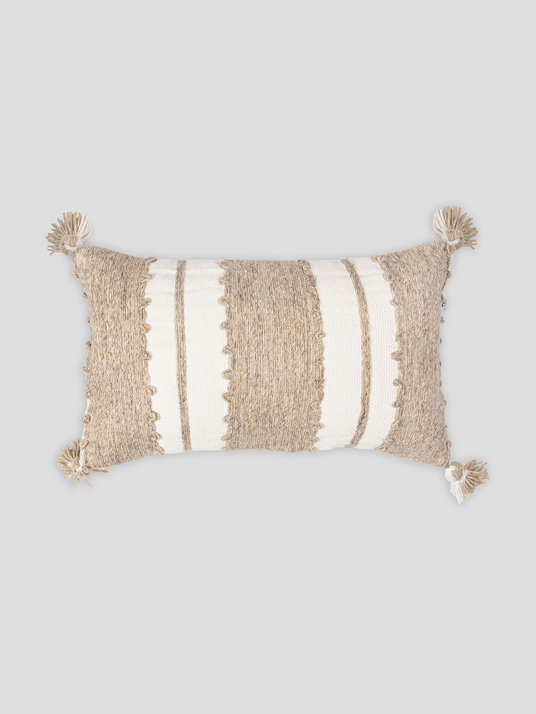 

HOUMN White Striped Rectangle Cushion Covers