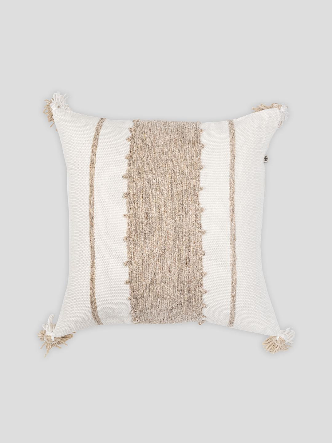 

HOUMN White Striped Square Cushion Covers