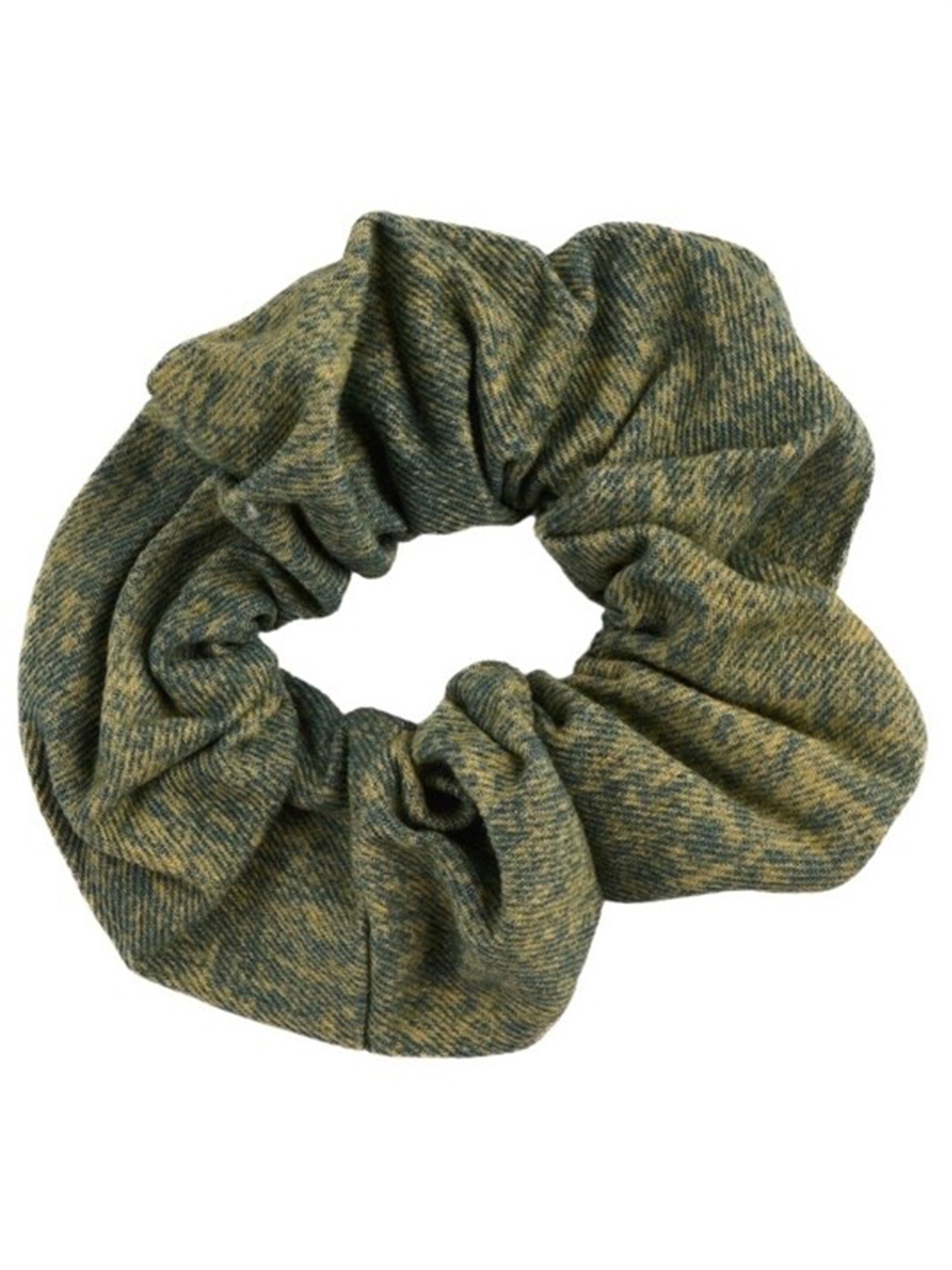 Lulala Embellished Fabric Ponytail Holders, Green