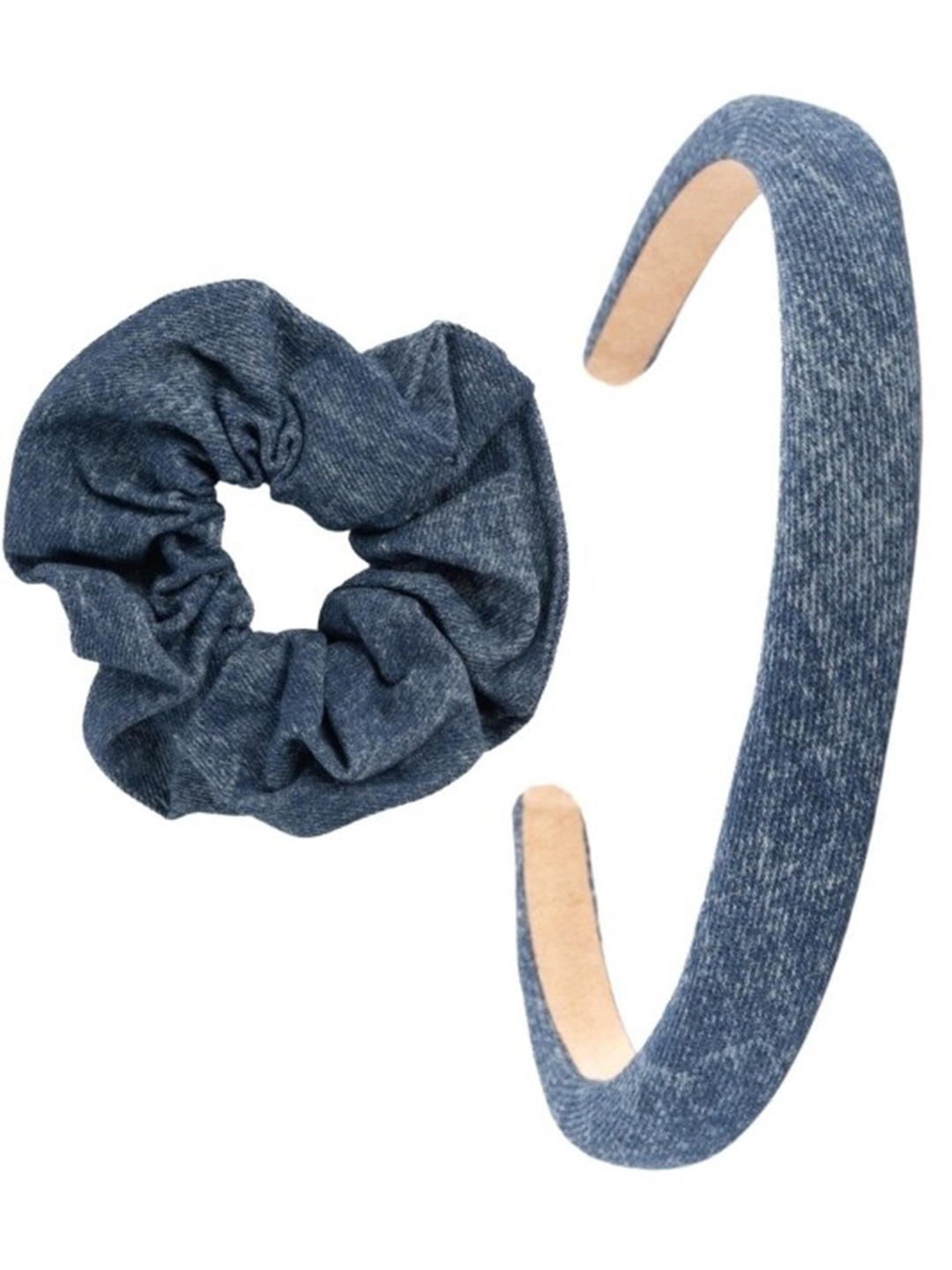 

Lulala Printed Hairband With Scrunchies, Blue