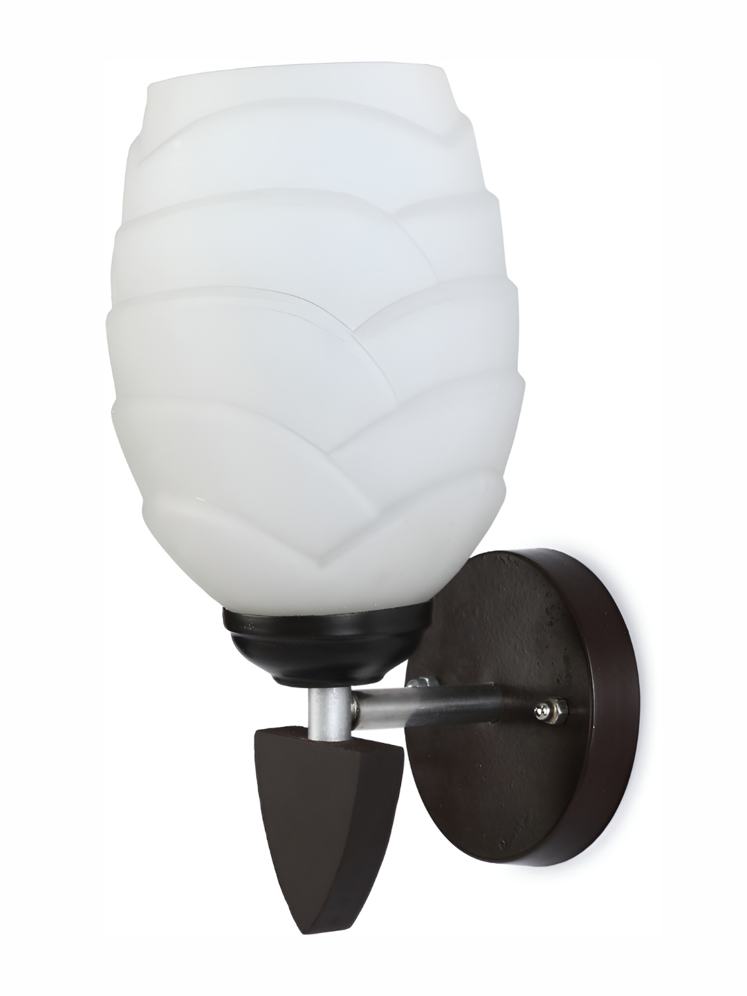 

Afast White & Black Textured Abstract Shaped Glass Wall Lamp