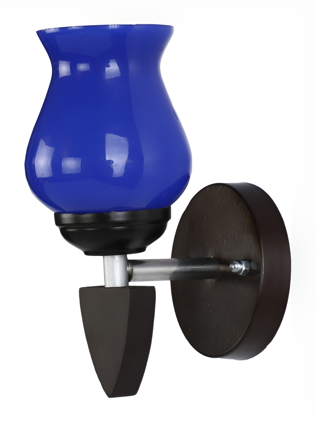 

Afast Blue & Black Abstract Shaped Glass Wall Lamp