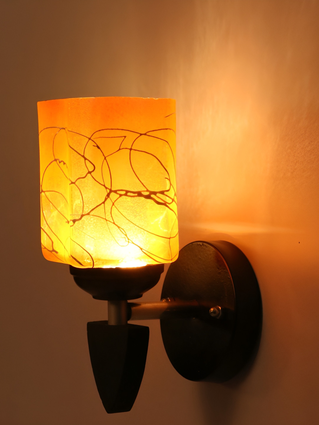 

Afast Orange Glass Wall Lamp