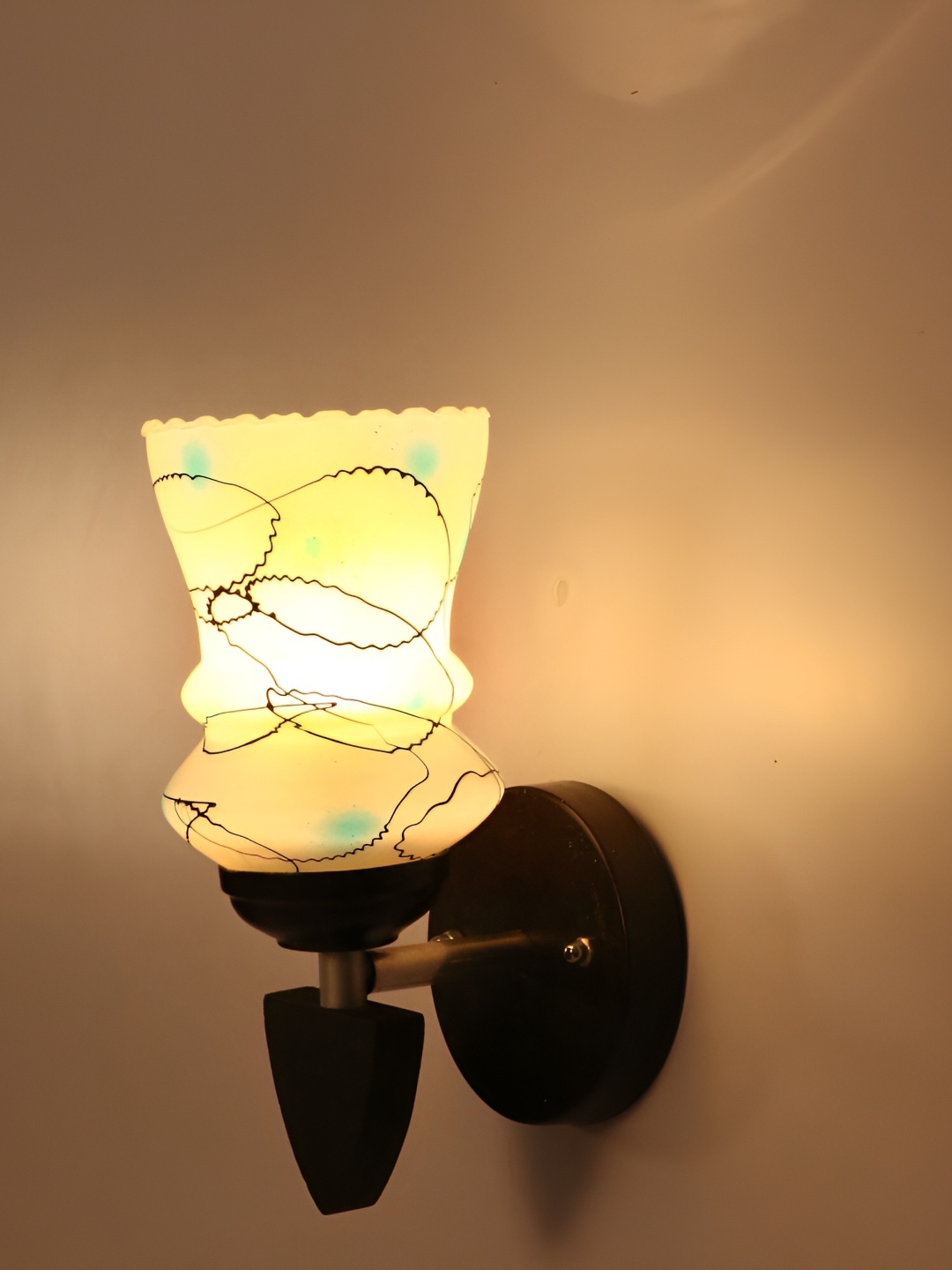 

Afast Blue Glass Wall Lamp