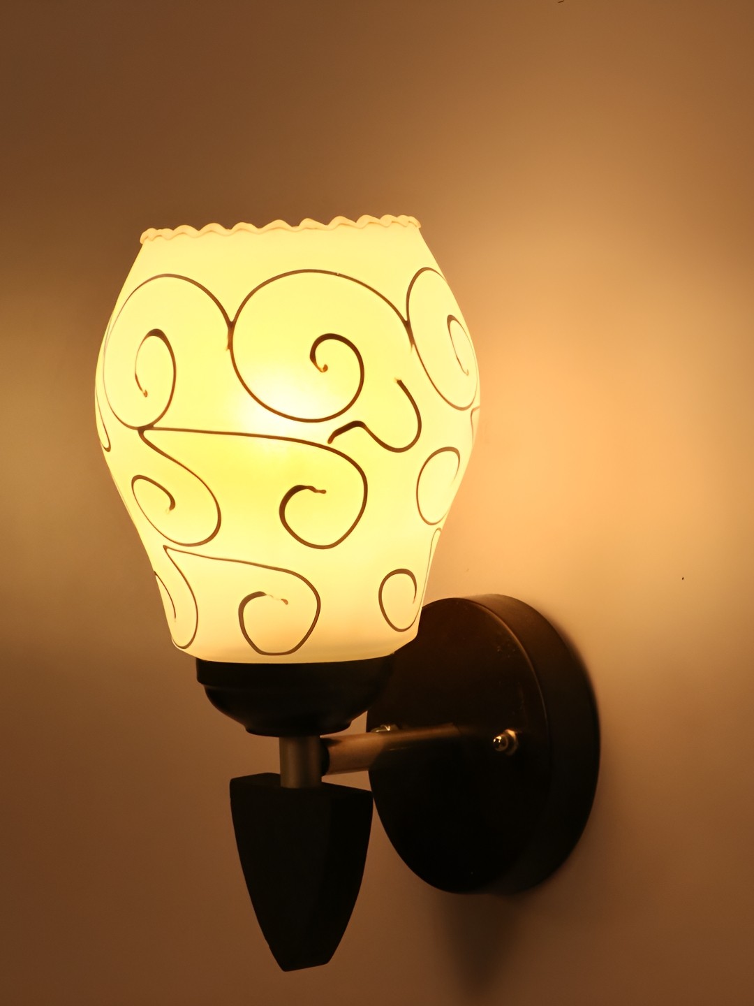 

Afast White Glass Wall Lamp
