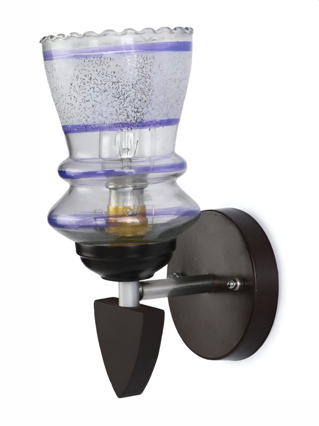 Afast Blue Glass Wall Lamp