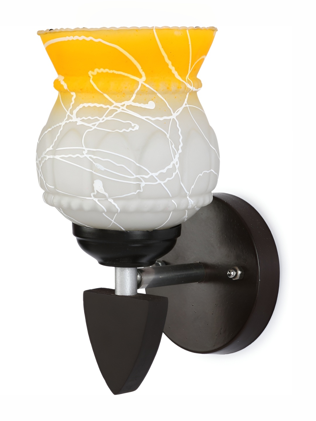 

Afast Yellow Glass Wall Lamp