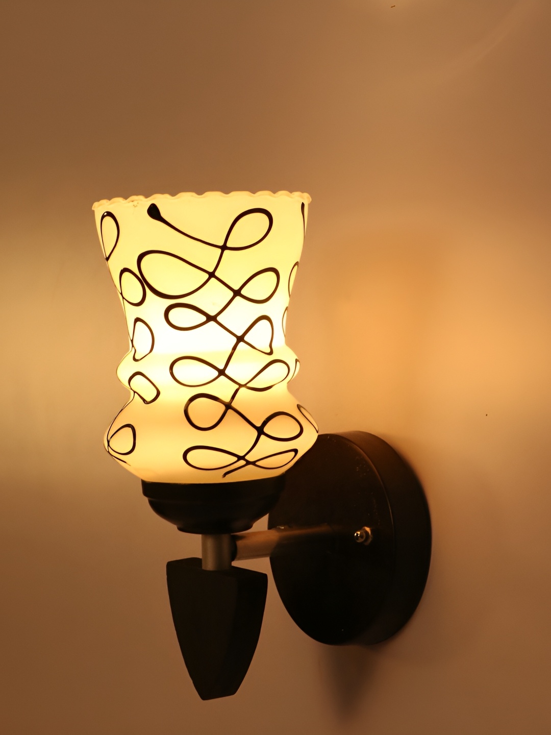 

Afast Black Glass Wall Lamp