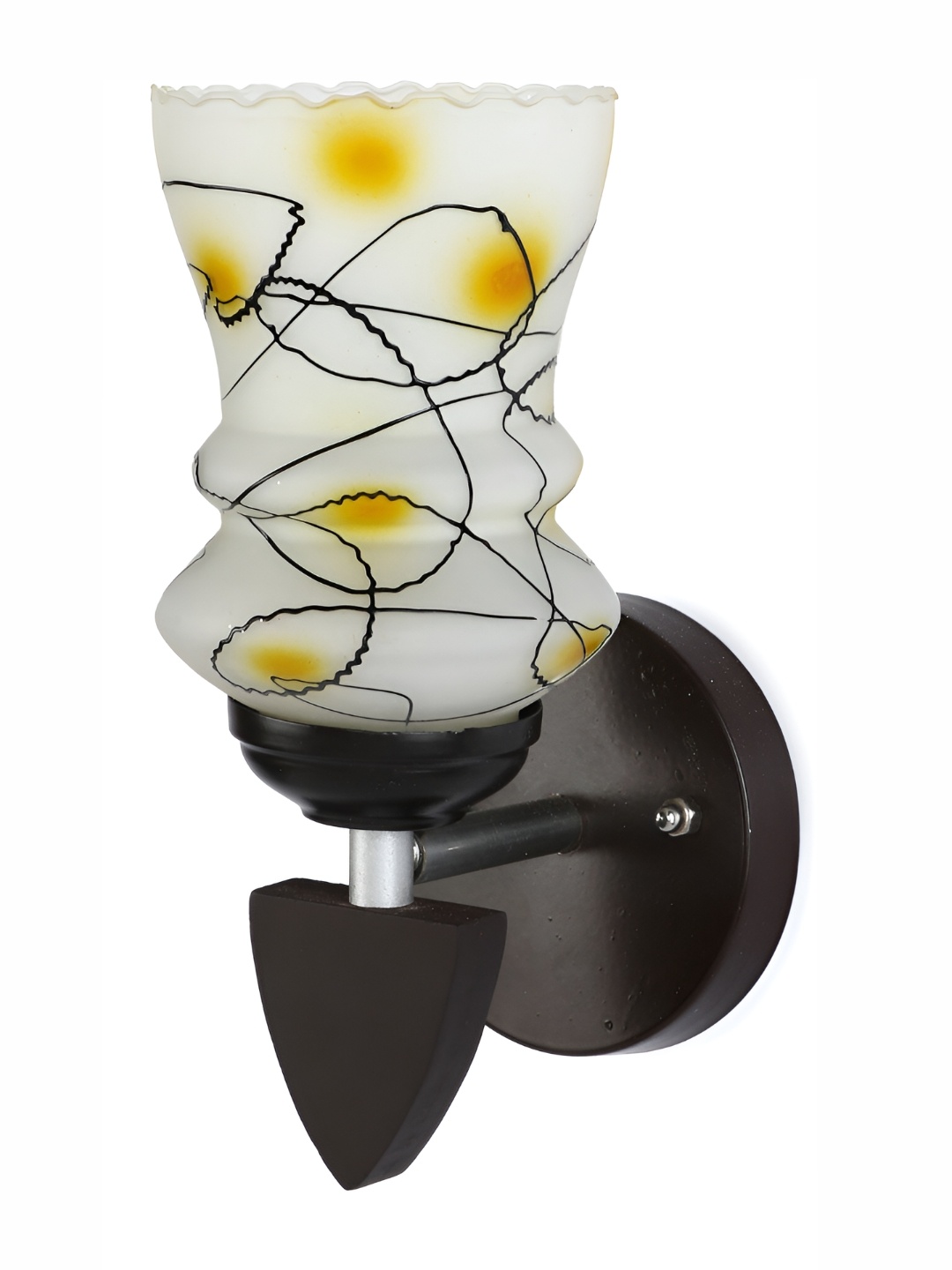

Afast Yellow Glass Wall Lamp