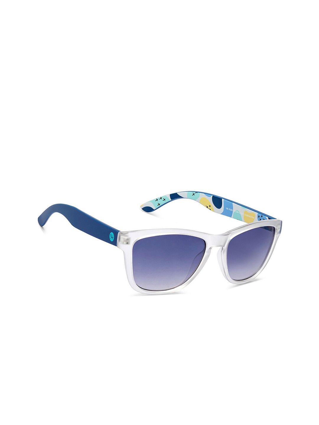 Hooper by Lenskart Kids Rectangle Sunglasses with UV Protected Lens, Blue