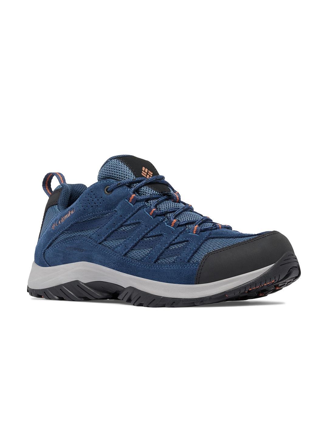 

Columbia Men Crestwood Waterproof Hiking And Trail Trekking Shoes, Blue
