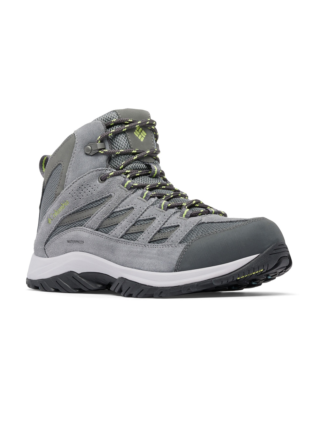 

Columbia Men Crestwood Mid Waterproof Hiking And Trail Trekking Shoes, Grey