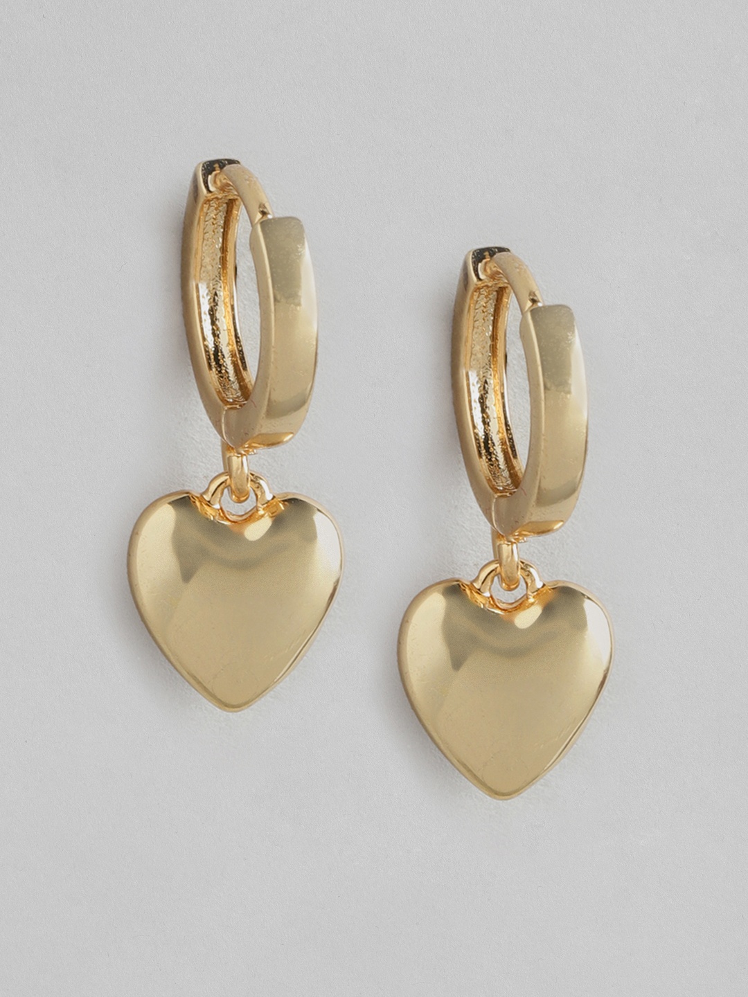 

Forever New Gold-Plated Heart Shaped Drop Earrings