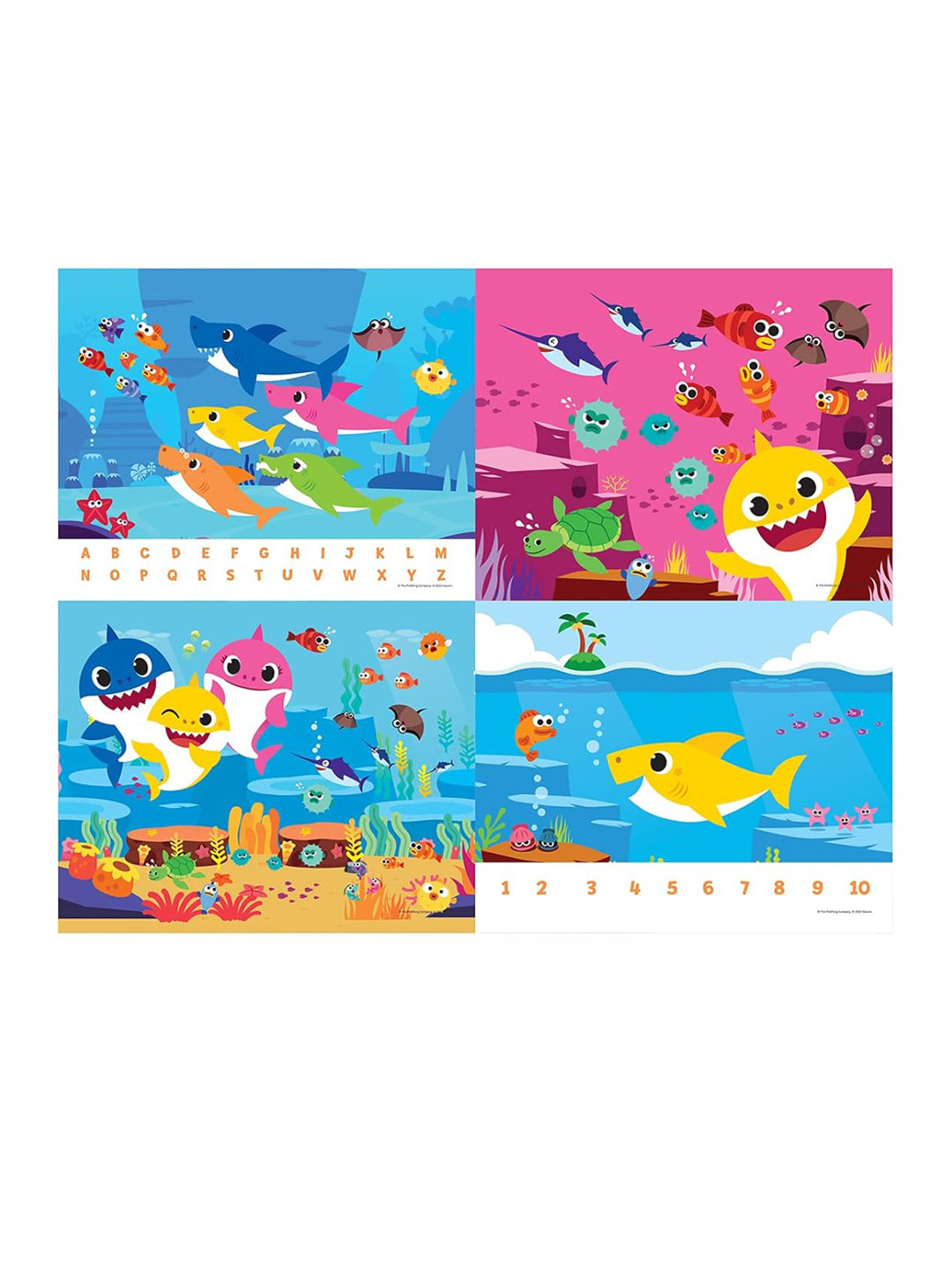 

Baby Shark Kids 48 Pieces Puzzle for Memory Skill, Creative Thinking, Color Recognition, Blue