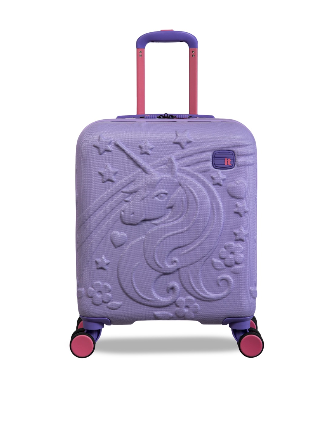 

IT luggage Mystical Textured Hard-Sided Cabin Trolley Bag, Lavender