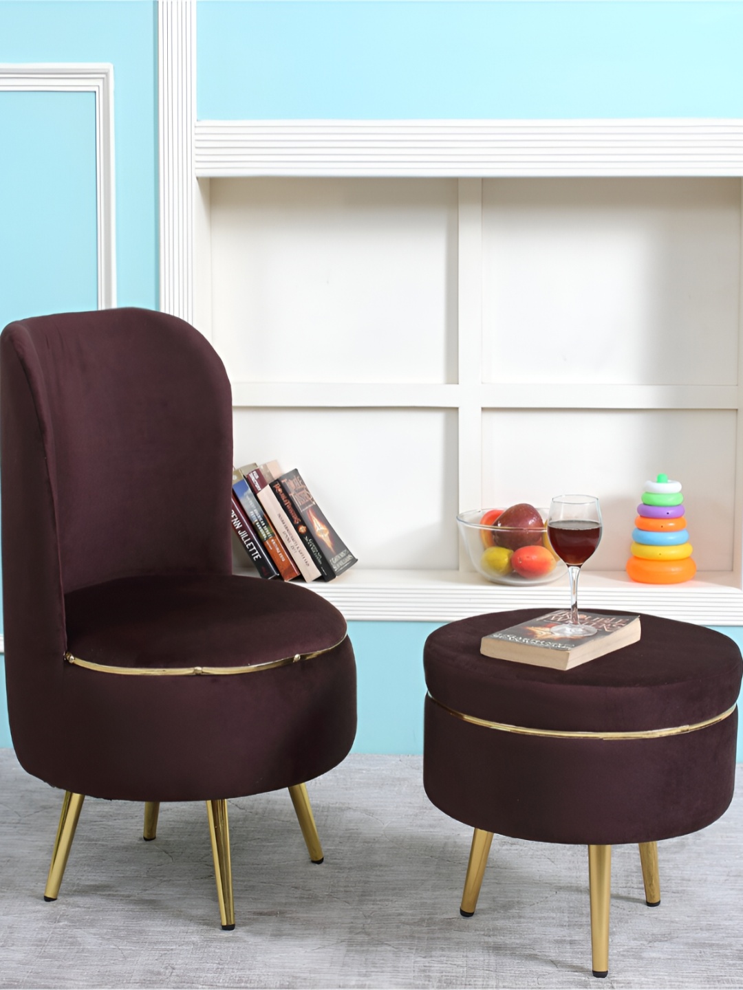 

Shadowkart Brown Wooden Ottomans