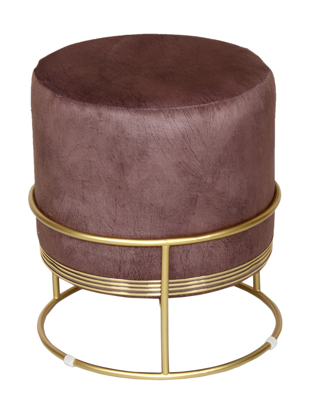 

Shadowkart Coffee Brown Round Wood Ottomans