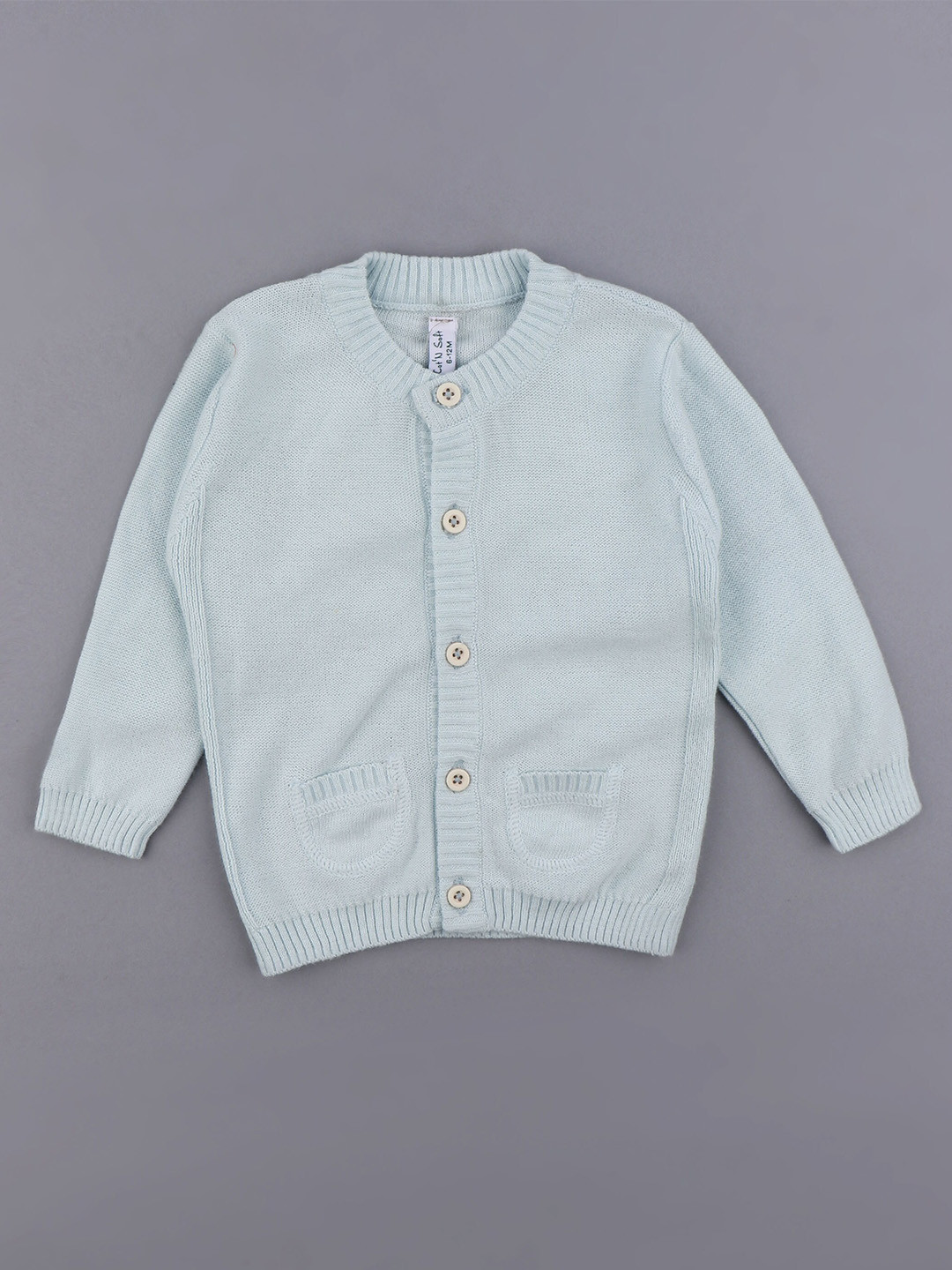 

Cot'N Soft Boys Round Neck Cotton Cardigan, Off white