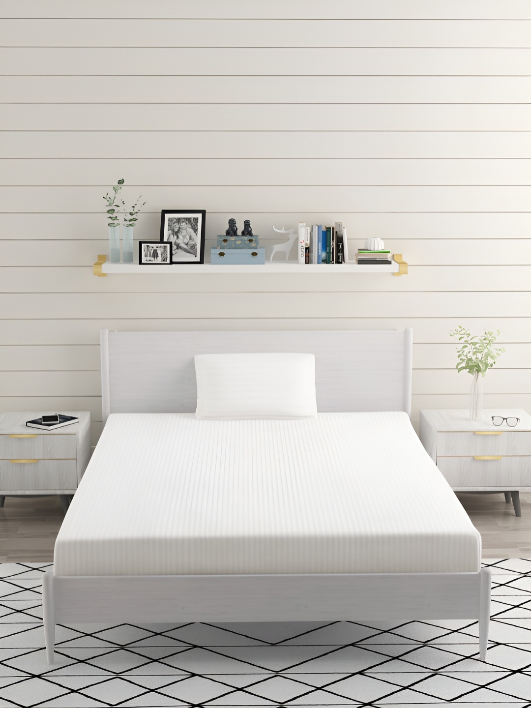 

Bromwick White Cotton 210 TC Single Bedsheet With 1 Pillow Cover