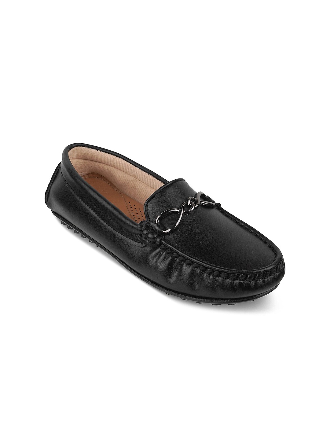 

PEPPER Women Lightweight Comfort Insole Horsebit Loafers, Black