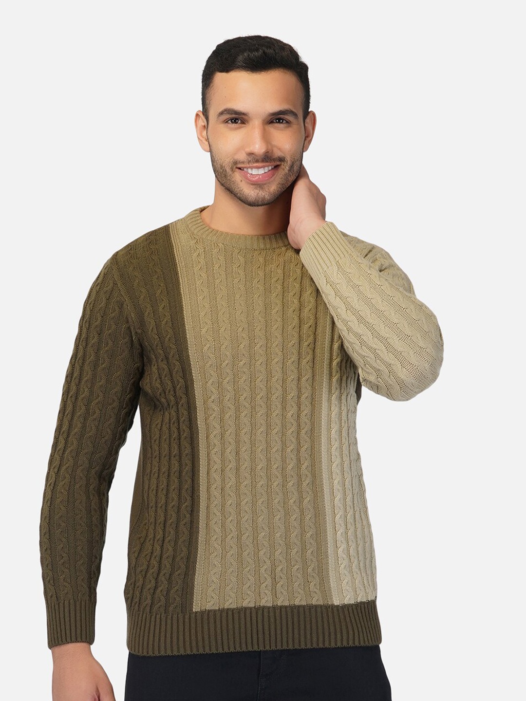 

Sztori Colourblocked Pullover Sweater, Tan