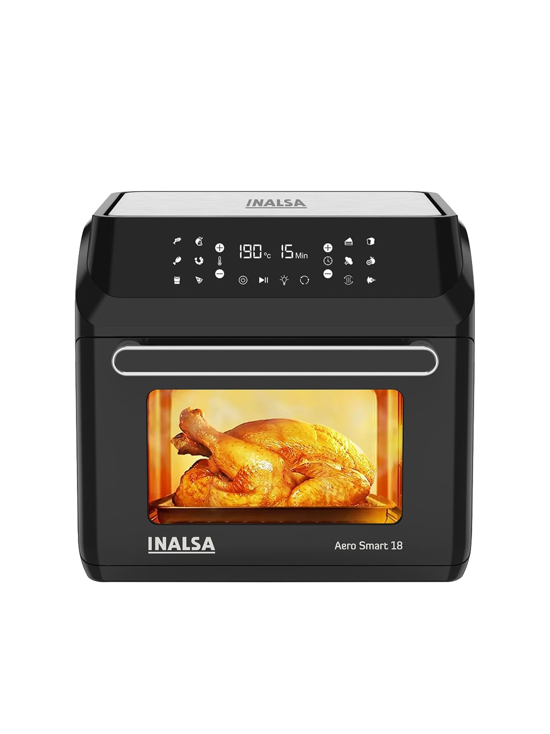 

Inalsa Black Aero Smart Air Fryer Oven -18 L