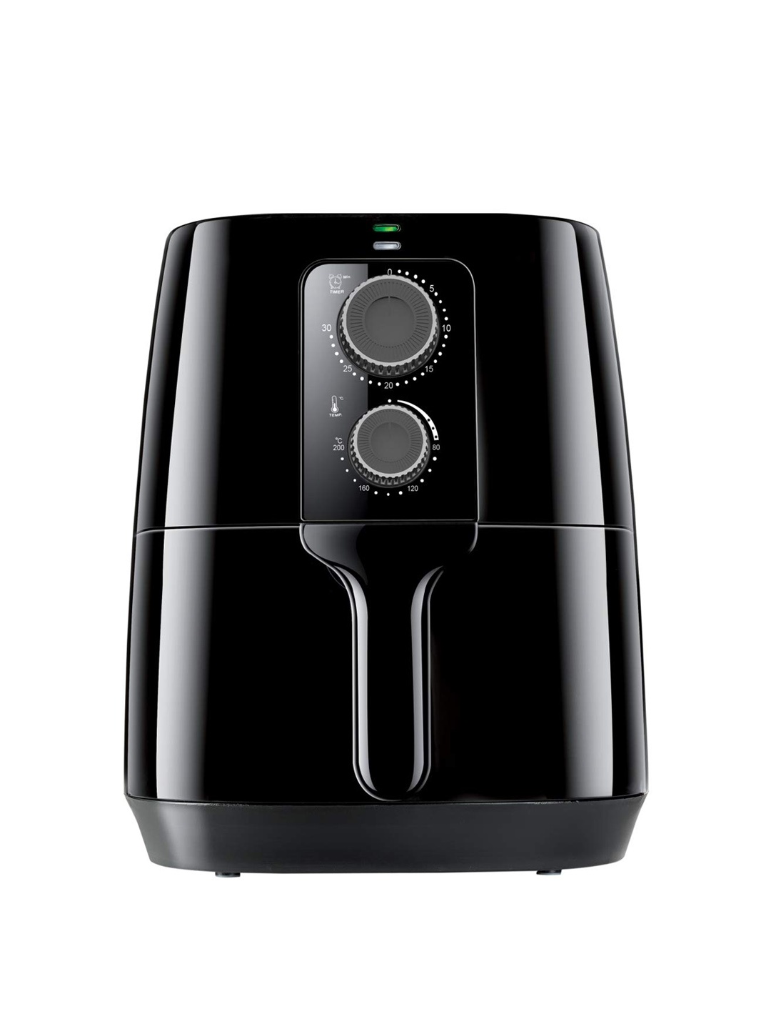 

Inalsa Black Nutri Fry Stainless Steel Air Fryer With Cool Touch Handle 4.2 L