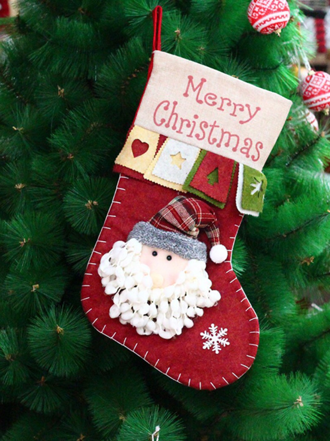 

Babymoon Red Surprise Box Stocking Santa Photography Prop