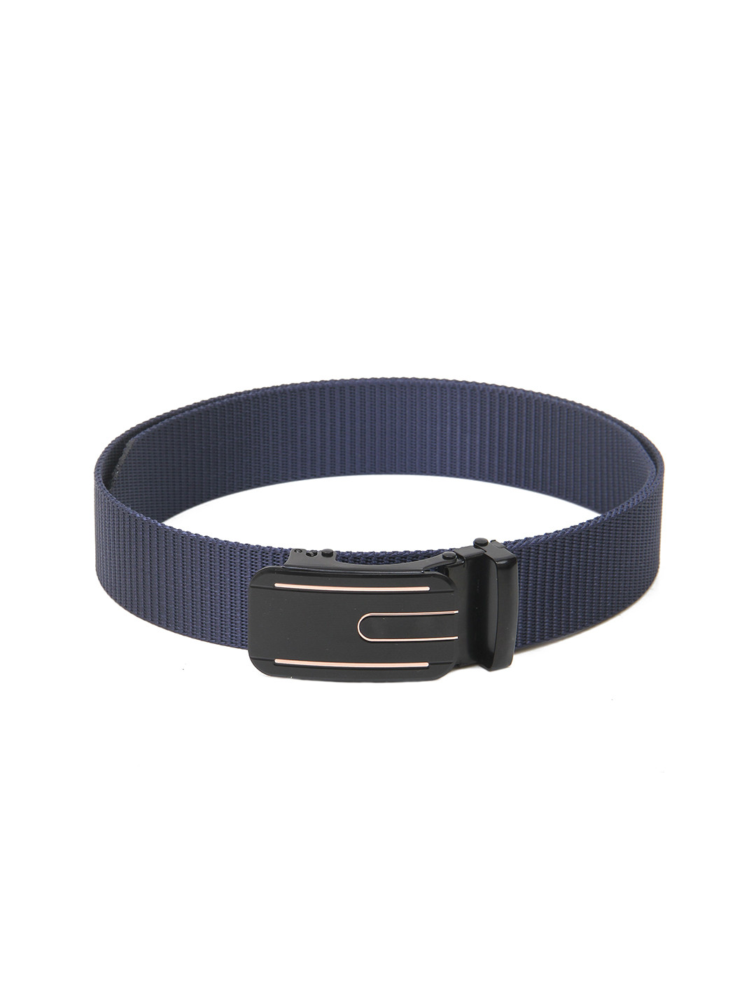 

Calvadoss Textured Belt, Navy blue
