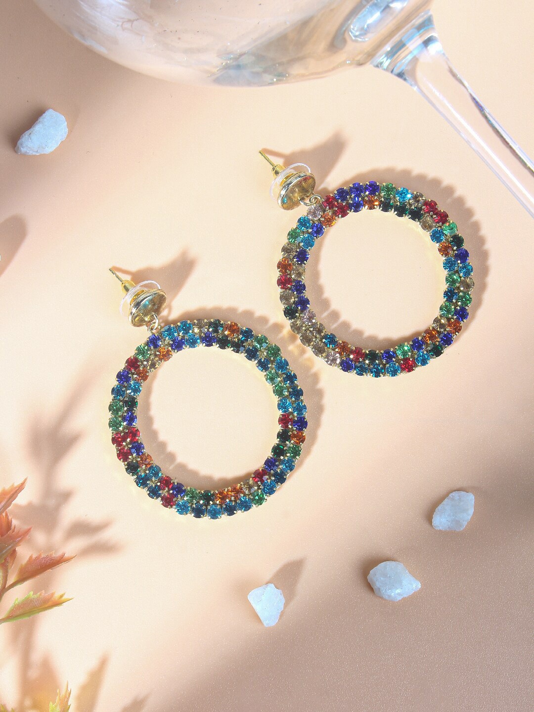 

Stylecast X KPOP Gold-Plated Rhinestone Contemporary Drop Earrings