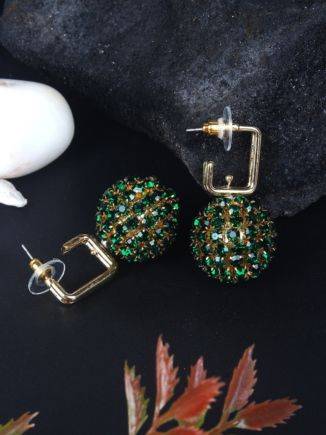 

Stylecast X KPOP Gold-Plated Rhinestone Contemporary Drop Earrings